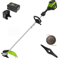 Greenworks GD60BC - Desbrozadora de bater&iacute;a - 60V - 4Ah