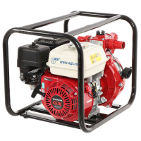 Motobomba de riego con motor de gasolina AGT 2&quot; GX200 - Racores de 50/40 mm