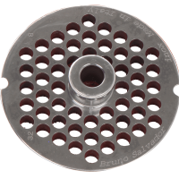 Placa para picadora de carne N.8 - agujeros de &Oslash; 8 mm - di&aacute;metro placa 61 mm