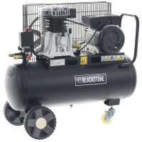 BlackStone B-LBC 50-20 - Compresor de aire el&eacute;ctrico de correa - Motor 2 HP - 50 lt