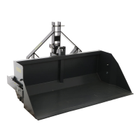 BlackStone B-PAL 160 - Pala trasera para tractor - de 160 cm - Capacidad 700 Kg