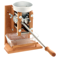 Eschenfelder 1220 alluminio 150g - Molino manual de pared para copos con rodillos de acero inoxidable