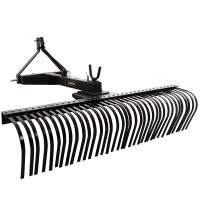 Blackstone B-HLRK 210 - Rastrillo para tractor pesado con enganche de 3 puntos - Serie Heavy Duty