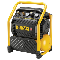 DeWalt DPC10QTC-QS - Compresor de aire el&eacute;ctrico port&aacute;til monof&aacute;sico, sin aceite - Motor 1.5 HP - 9.4 L