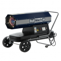 BullMach BM-DDH 30 - Generador de aire caliente di&eacute;sel - De combusti&oacute;n directa - De ruedas - 30 kW