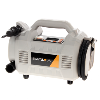 Compresor de aire port&aacute;til a bater&iacute;a Batavia - Con bater&iacute;a de 18V/2.0Ah y cargador de bater&iacute;as