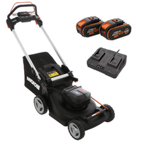 Worx Nitro WG749E - Cortac&eacute;sped autopropulsado de bater&iacute;a - 2x20V/4Ah - Corte de 46 cm