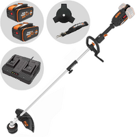 Worx NITRO WG186E - Desbrozadora multifunción de batería - 2x20V/4Ah