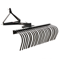 Blackstone B-LRK 150 - Rastrillo para tractor con enganche de 3 puntos
