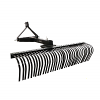 Blackstone B-LRK 180 - Rastrillo para tractor con enganche de 3 puntos