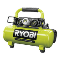 Ryobi R18AC-0 - Compresor de batería portátil - 18 V - BATERÍA Y CARGADOR NO INCLUÍDOS