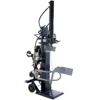 BullMach BM-LS-ET-T 22 V - Astilladora de le&ntilde;a h&iacute;brida- Vertical - El&eacute;ctrica y a tractor