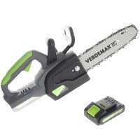 Verdemax SE20 - Electrosierra de bater&iacute;a 20V 2Ah - Espada de 25cm
