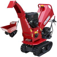 GeoTech-Pro BMS155 BS - Biotrituradora autopropulsada sobre carretilla de orugas - Motor B&amp;S XR2100
