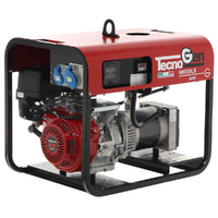 TecnoGen H8000LX - Generador de corriente a gasolina 5.8 kW - Continua 5.2 kW Monof&aacute;sica