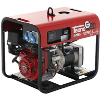 TecnoGen H8000ELX - Generador de corriente a gasolina con arranque el&eacute;ctrico 5.8 kW - Continua 5.2 kW Monof&aacute;sica
