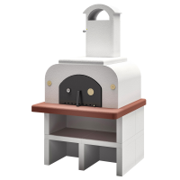 Palazzetti Easy Medium con base - Horno de le&ntilde;a de exterior - Con c&aacute;mara 77x65