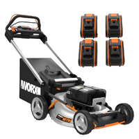 Cortac&eacute;sped autopropulsado de bater&iacute;a WORX NITRO WG761E - 80 V / 4 Ah - corte de 51 cm