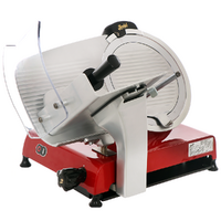 Berkel Red Line 300 Roja - Cortadora de fiambre con cuchilla de acero cromado de 300 mm
