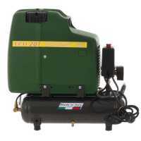 FIAC ECU 201 - Compresor de aire el&eacute;ctrico port&aacute;til monof&aacute;sico, sin aceite - Motor 1.5 HP - 6 L