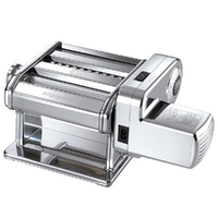 Marcato Ampiamotor - M&aacute;quina el&eacute;ctrica/manual de hacer pasta INOX 100W