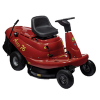 Eurosystems ASSO 76 Mini rider - Minirider cortac&eacute;sped - Cambio mec&aacute;nico de marchas - Ancho de corte 76 cm