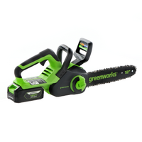Greenworks GD24CS30 - Electrosierra de bater&iacute;a 24V 4Ah - Espada de 30cm