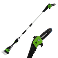 Podadora de bater&iacute;a con p&eacute;rtiga y barra alargadora Greenworks G48PS 48 V - SIN BATER&Iacute;AS NI CARGADOR