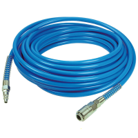 Tubo neum&aacute;tico 50 m en poliuretano di&aacute;metro 9/12 con racores r&aacute;pidos montados