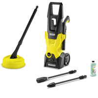 Hidrolimpiadora K&auml;rcher K3 + Home Kit con lavasuperficies T150 T-Racer - 120 bar