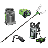 PROMO EGO Lotus - Vareador de aceitunas 56 V - Bater&iacute;a de 10Ah - P&eacute;rtiga fija