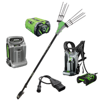 PROMO EGO Lotus - Vareador de aceitunas 56 V - Bater&iacute;a de 10Ah - P&eacute;rtiga telesc&oacute;pica