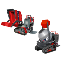 Carretilla de orugas AgriEuro Top-Line RAPTOR 7800 YEDT - Yanmar L100E - Con pala + hormigonera