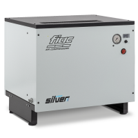 FIAC Light Silver LS 4 10 400/50 CE - Compresor trifásico de tornillo silencioso - Motor 4.5 HP