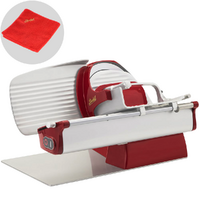 BERKEL Home Line Plus 200 ROJO - Cortadora de fiambre con cuchilla de 195 mm