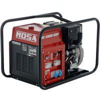 MOSA GE 12000 HZDT - Generador de corriente diésel 9.6 kW - Continua 8.8 kW Trifásica - Motor Hatz 1D90