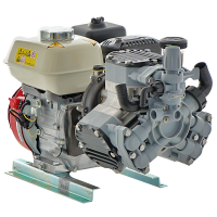 Motobomba de riego de gasolina Comet MTP P40/20 SC 4T - motor Honda GX120 - versi&oacute;n para &aacute;cidos y productos qu&iacute;micos