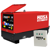 MOSA GE SX 18000 KDT - Generador de corriente a di&eacute;sel. Silencioso 14.4 kW - Continua 13.2 kW Trif&aacute;sico + ATS