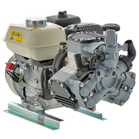 Motobomba de fumigaci&oacute;n de gasolina Comet  MTP P40/20 SC 4T - motor Honda GP 160 - versi&oacute;n para &aacute;cidos y productos qu&iacute;micos