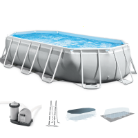 Intex Prisma Frame 26798NP - 610x305x122 cm - Piscina Ovalada