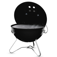 Weber Smokey Joe Premium Black - Barbacoa de carb&oacute;n port&aacute;til