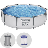 Bestway Steel Pro Max 56408 - &Oslash;305x76 cm - Piscina Redonda + Bomba filtro 16 W