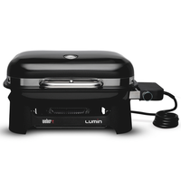 Weber Lumin Compact Black - Barbacoa el&eacute;ctrica port&aacute;til