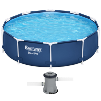 Bestway Steel Pro 56679 - &Oslash;305x76 cm - Piscina redonda + bomba filtro 16 W
