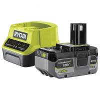 Batería RYOBI Lithium+ 18V 4Ah + Cargador de baterías