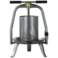 Baesso V20 Inox - Prensa de tornillo para fruta y verdura 9L - Jaula INOX