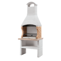 Palazzetti Ariel - Barbacoa Module Grill de obra para le&ntilde;a y carb&oacute;n