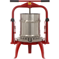 Baesso F25 Inox - Prensa de tornillo para fruta y verdura 20L - Jaula INOX