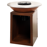 RoyalFood COR-4000 - Barbacoa de le&ntilde;a en Corten