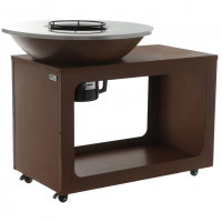 RoyalFood COR-4250 - Barbacoa de le&ntilde;a en Corten